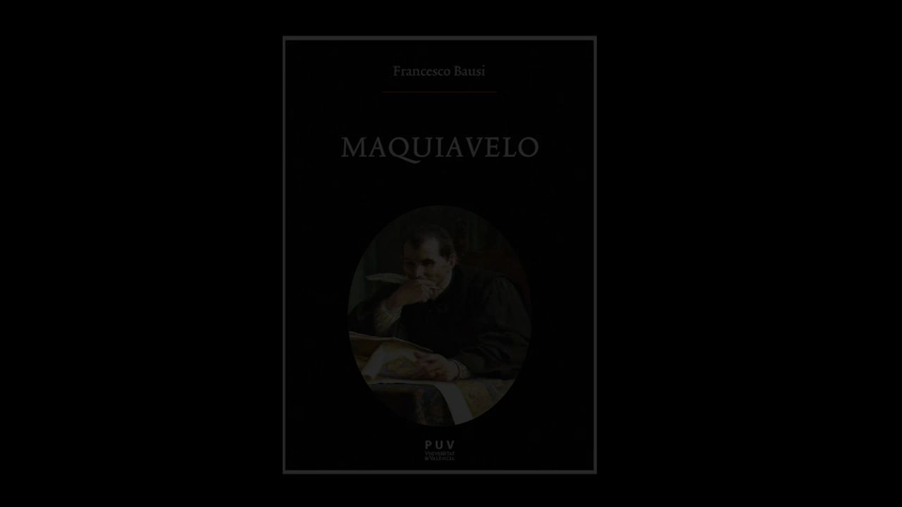 Presentació del llibre 'Maquiavelo', de Francesco Bausi