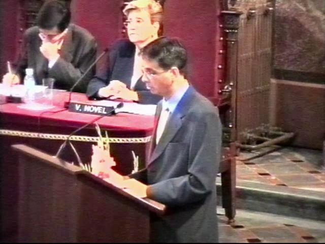 Acte de Graduació de Podologia. Any 1998