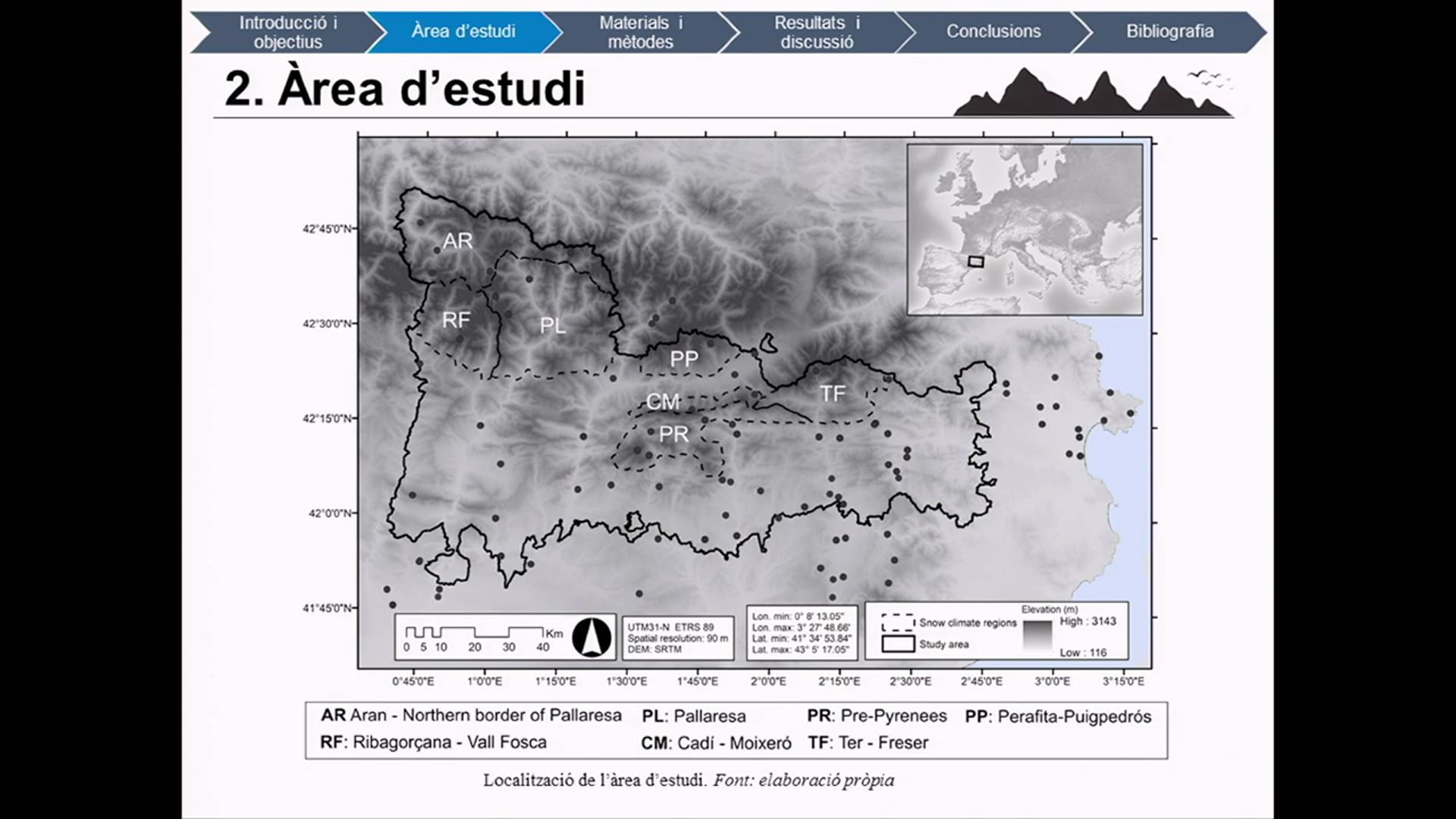 Modelització de la precipitació hivernal al Pirineu de Catalunya en base a diferents situacions ...<br/>sinòptiques. Una eina operativa per a la predicció d’allaus. Marc Lemus Cánovas